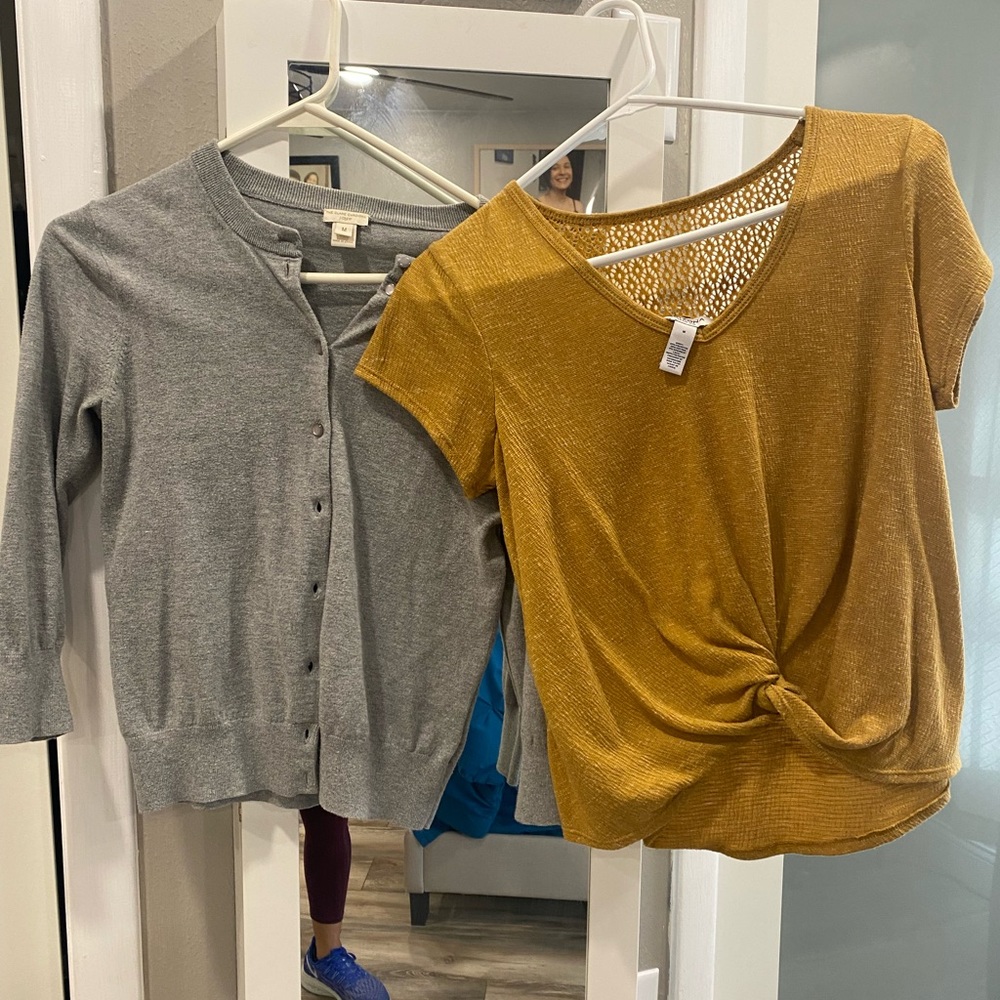 Size medium blouse bundle (2 blouses)